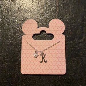 Disney initial necklace